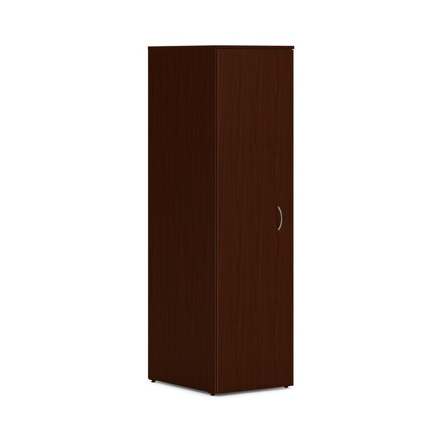 HON Mod HLPLW1824 Storage Cabinet - 18" x 24"65" - Finish: Traditional Mahogany. Picture 3