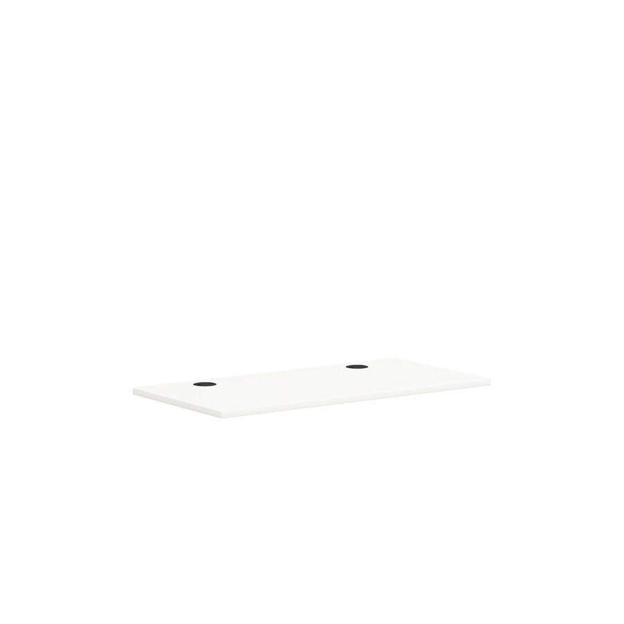 HON Mod HLPLRW4824 Work Surface - 48" x 24" - Finish: Simply White. Picture 2