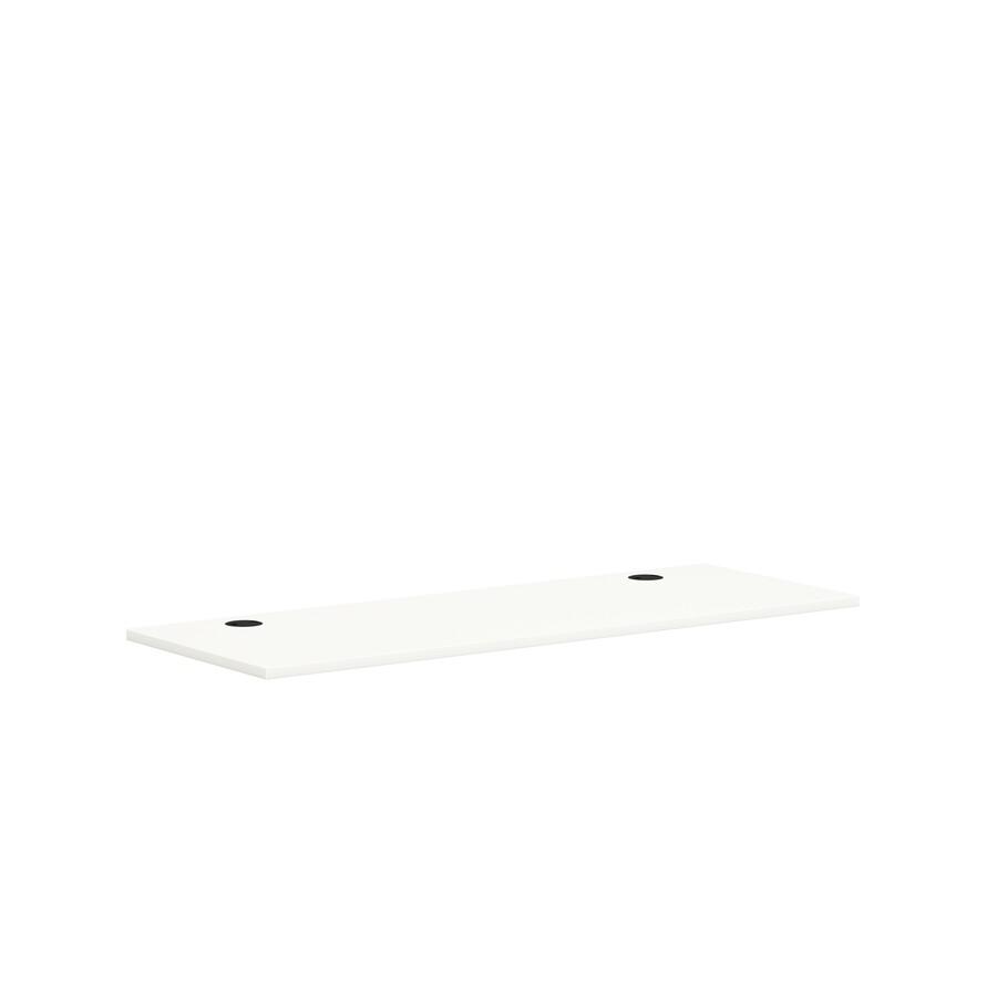 HON Mod HLPLRW6624 Work Surface - 66" x 24" - Finish: Simply White. Picture 3