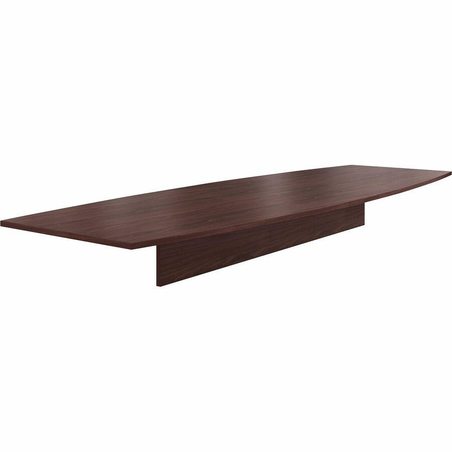 HON Preside HTLB14448P Conference Table Top - 12 ft x 48" - Flat Edge - Finish: Mahogany. Picture 2