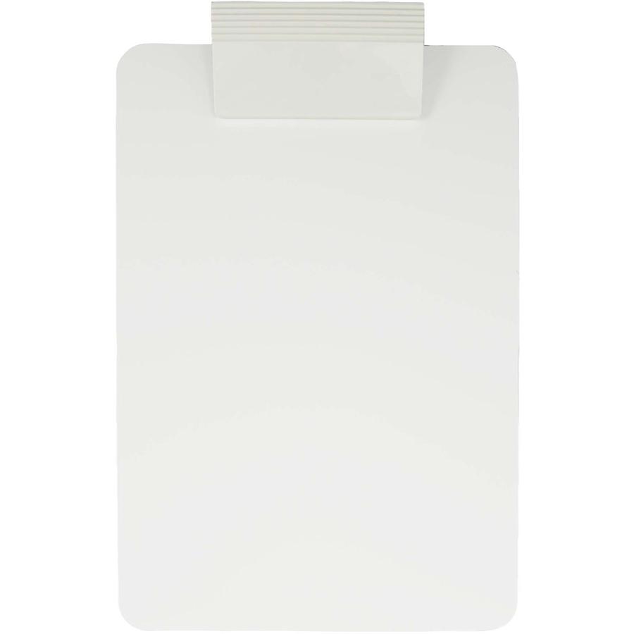 Saunders Antimicrobial Clipboard - 8 1/2" x 11" - White - 1 Each. Picture 4