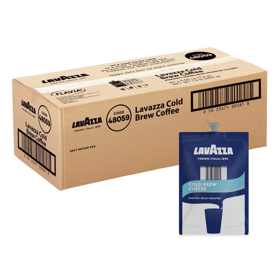 Lavazza Freshpack Cold Brew Coffee - Compatible with Flavia Creation 300 with Chill Refresh Module, Flavia Creation 600 with Chill Module - 80 / Carton. Picture 6