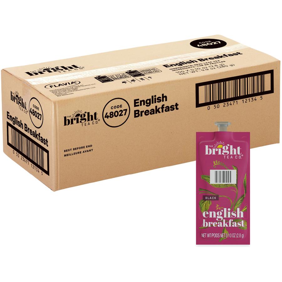The Bright Tea Co. English Breakfast Black Tea Freshpack - 100 / Carton. Picture 6