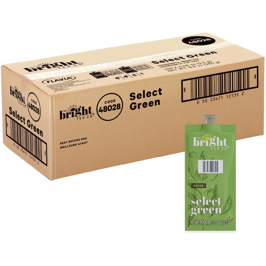 The Bright Tea Co. Select Green Tea Freshpack - 100 / Carton. Picture 6
