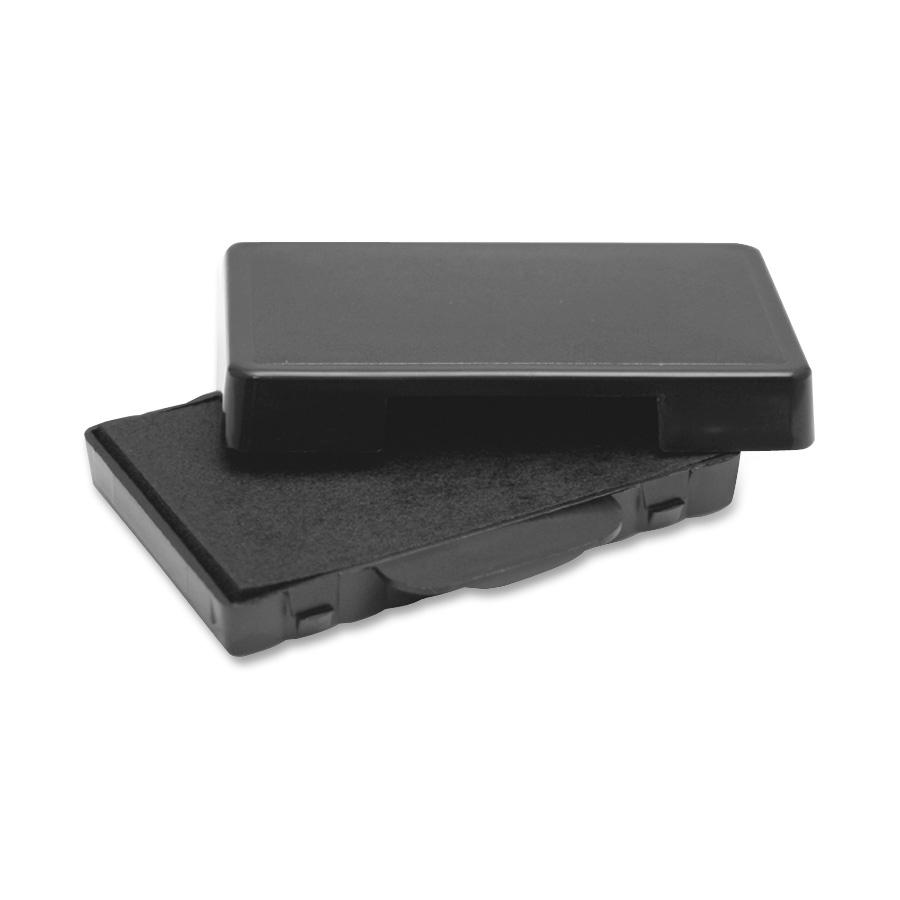 Trodat E4850L Replacement Ink Pad - 1 Each - Black Ink - Plastic. Picture 2