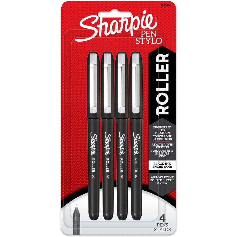 Sharpie 0.7mm Rollerball Pen - 0.7 mm Pen Point Size - Arrow Pen Point Style - 4 / Pack. Picture 6
