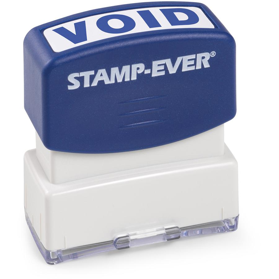 Trodat Pre-inked VOID Stamp - Text Stamp - "VOID" - 1.69" Impression Width x 0.56" Impression Length - 50000 Impression(s) - Blue - 1 Each - TAA Compliant. Picture 2
