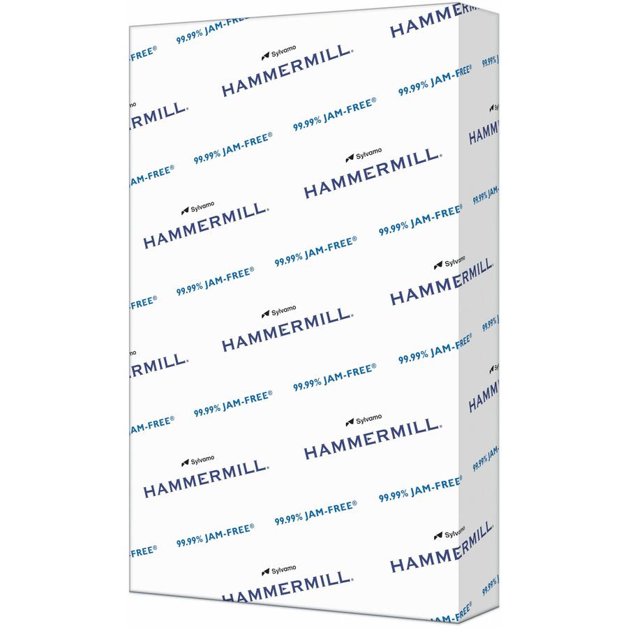 Hammermill Copy Plus Paper - White - 92 Brightness - Legal - 8 1/2" x 14" - 20 lb Basis Weight - 30 / Pallet - Sustainable Forestry Initiative (SFI) - Acid-free, Quick Drying - White. Picture 2