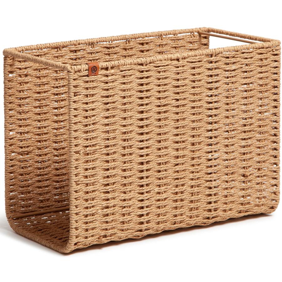 U Brands Woven File Basket - Brown - 1 Each. Picture 7