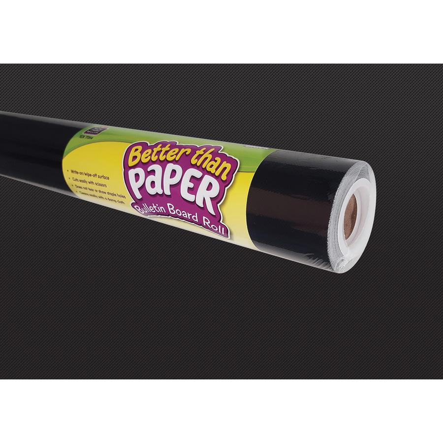 Teacher Created Resources Bulletin Board Roll - Bulletin Board, Poster, Student - 12 ftHeight x 48"Width - 1 Roll - Black - Fabric. Picture 3
