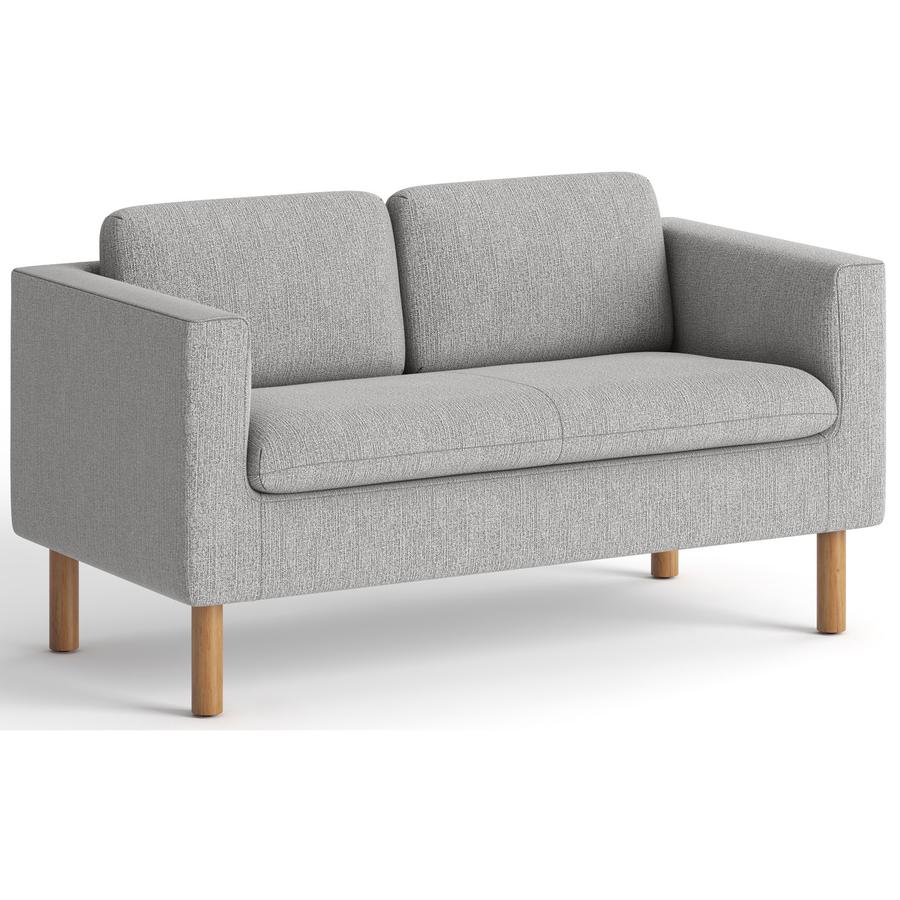 HON Parkwyn Loveseat - Material: Fabric - Finish: Gray. Picture 6