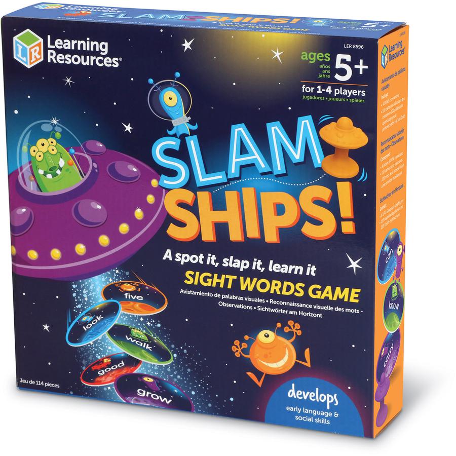 Learning Resources Slam Ships! Sight Words Game - Theme/Subject: Learning - Skill Learning: Sight Words, Word Recognition, Reading, Vocabulary, Spelling - 5-8 Year. Picture 2