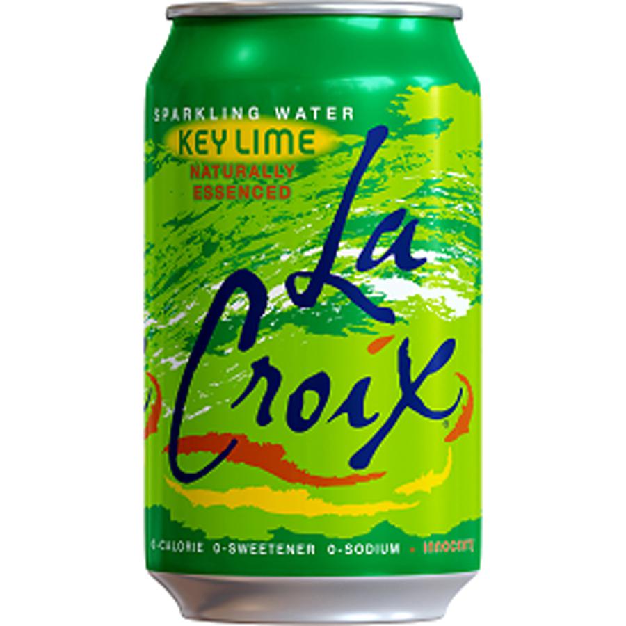 LaCroix Key Lime Flavored Sparkling Water - Ready-to-Drink - 12 fl oz (355 mL) - 2 / Carton / Can. Picture 3