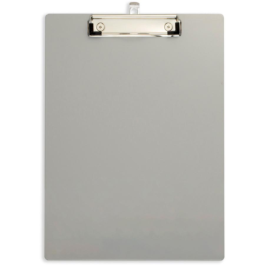 Officemate Magnetic Clipboard, Aluminum - Aluminum - Gray - 1 Each. Picture 4