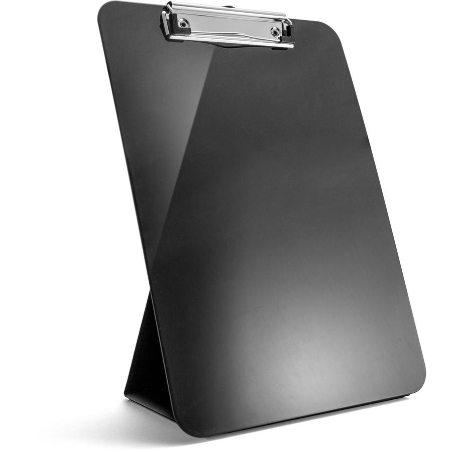 Officemate Easel Clipboard - Storage for Paper - Heavy Duty - Black - 1 Each. Picture 4