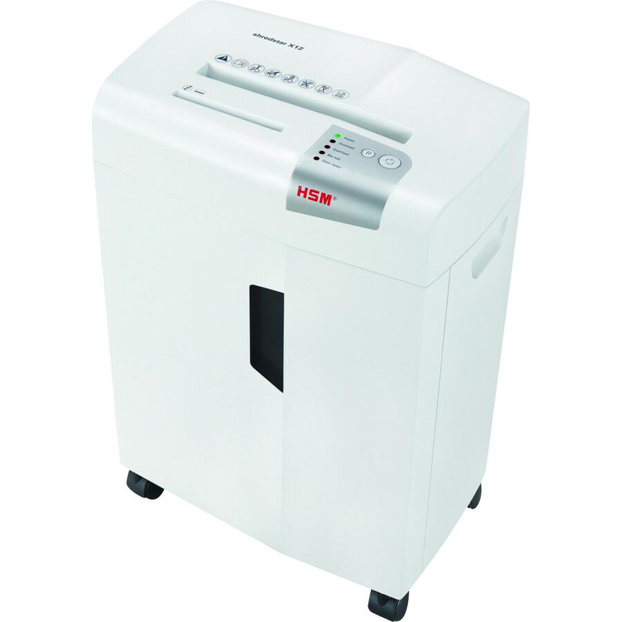 HSM shredstar X12 - 5/32" x 1 7/16" + Sep. CD Cutting unit - Particle Cut - 12 Per Pass - for shredding CD, DVD, Paper, Credit Card, Paper Clip, Staples - 0.156" x 1.438" Shred Size - P-4/O-1/T-2/E-2/. Picture 5