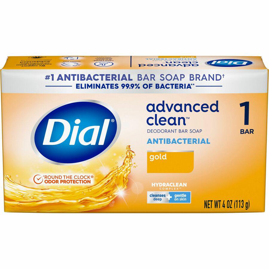 Dial Gold Antibacterial Deodorant Soap - Fresh ScentFor - Antibacterial - Gold - Deodorize - 36 / Carton. Picture 4