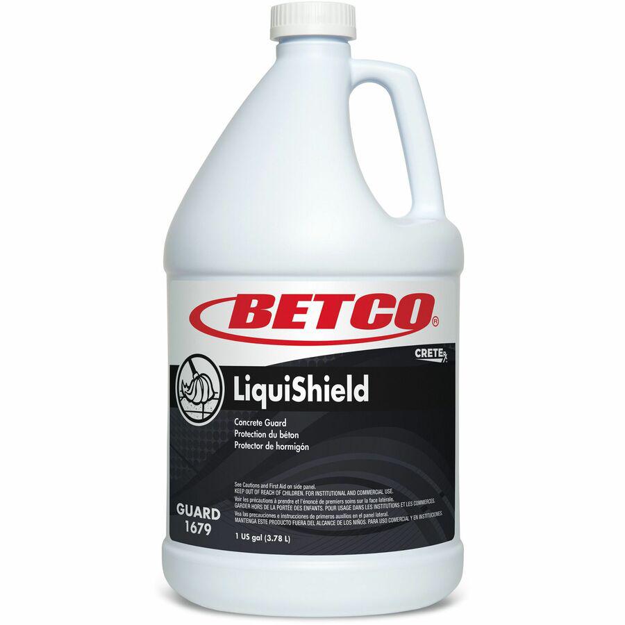 Betco LiquiShield Concrete Guard - Ready-To-Use - 128 fl oz (4 quart) - 4 / Carton - Water Based, Low Odor - Opaque White. Picture 2