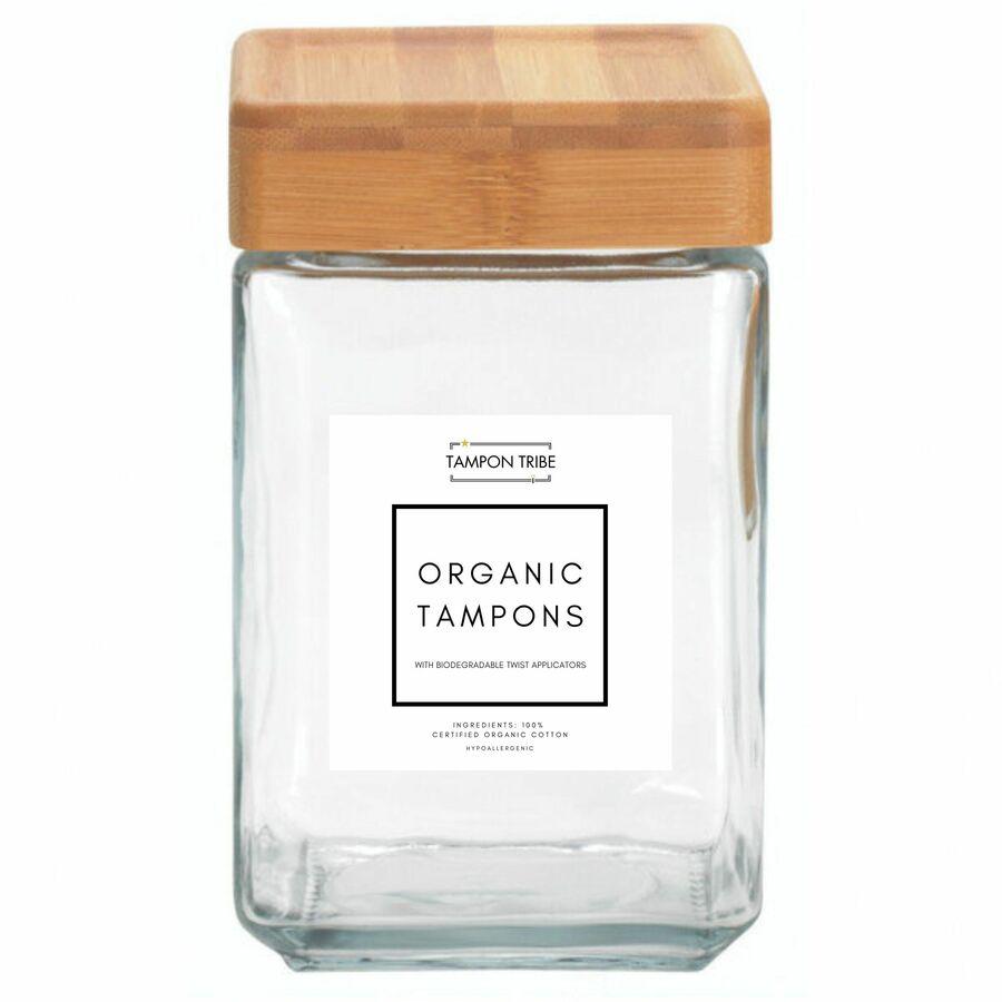 Tampon Tribe Spa Display Jar. Picture 3