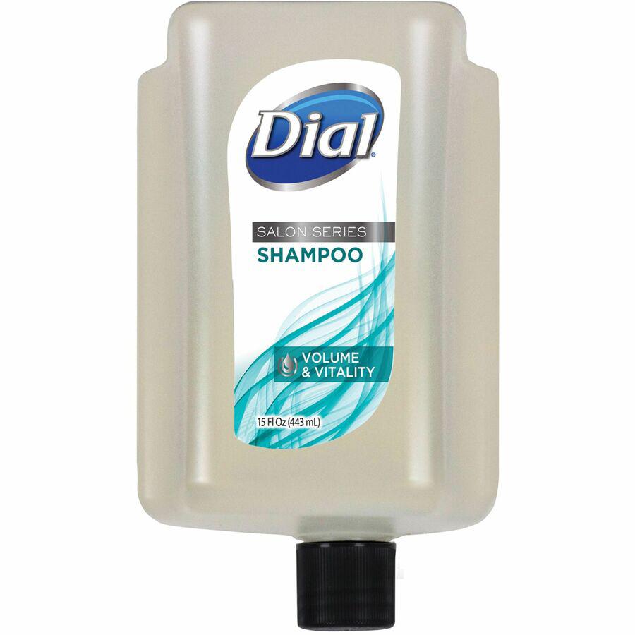 Dial Versa Salon Series Shampoo Refill - 15 fl oz (443.6 mL) - Bottle Dispenser - Hand - White - 1 Each. Picture 3