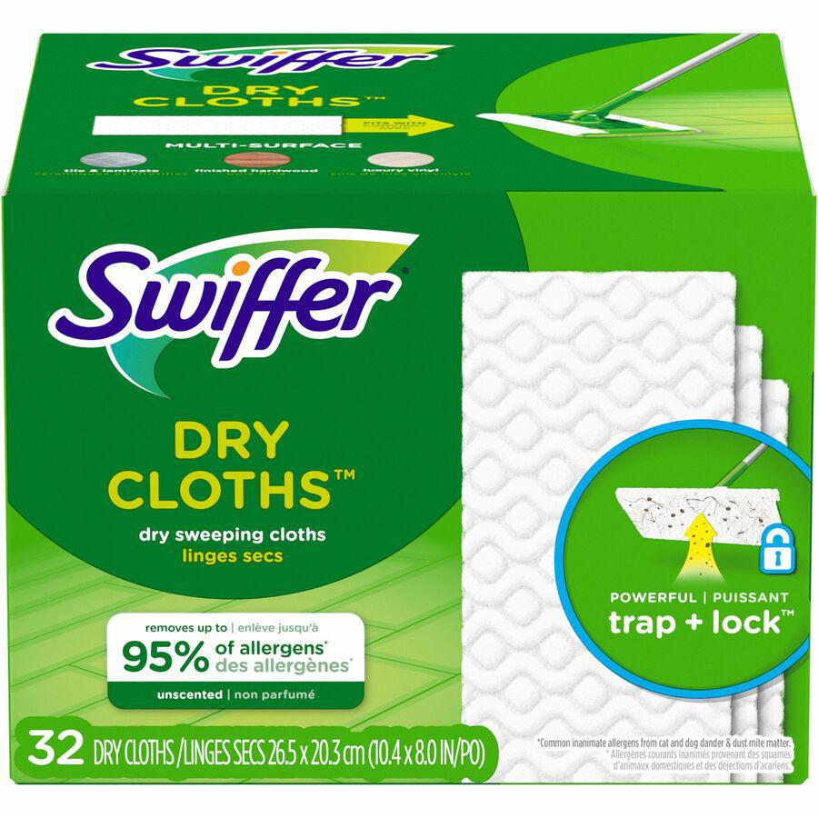 Swiffer Sweeper Dry Pad Refill - White - 32 / Box. Picture 2