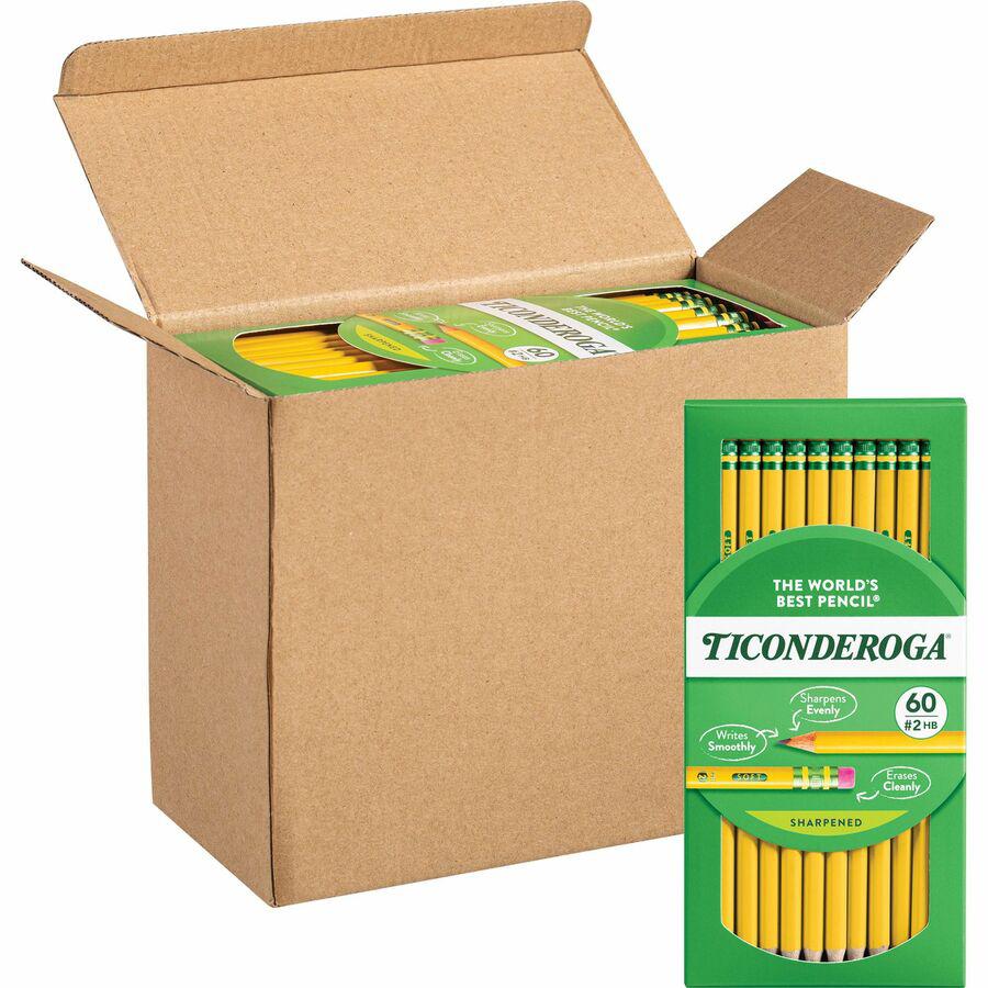Dixon Soft No. 2 Pencils - Yellow Barrel - 240 / Box. Picture 11