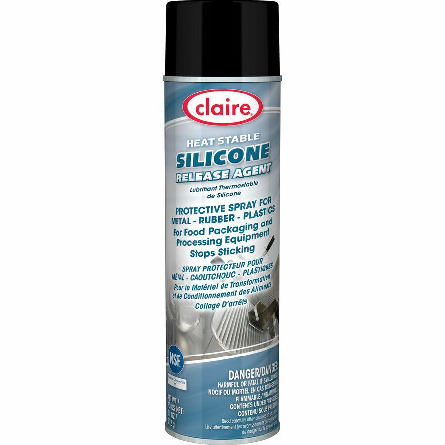 Claire Heat Stable Silicone Release Agent - 11 fl oz (0.3 quart) - Mild Petroleum Scent - 1 Each - Water Repellent, Non-staining, Wax-free, Water Proof, Anti-corrosive, Non-sticky. Picture 2