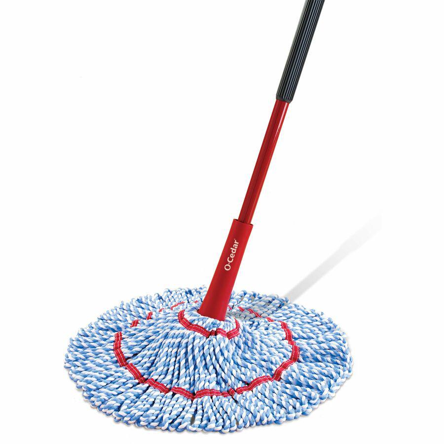 O-Cedar MicroTwist MAX Microfiber Mop - MicroFiber Head - Absorbent, Reusable, Machine Washable, Easy to Use, Comfortable Grip, Refillable - 1 Each - Multi. Picture 7