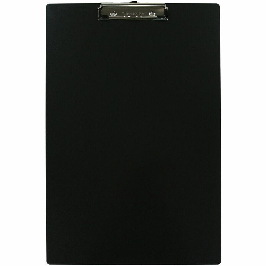 Saunders Aluminum Tabloid Clipboard - Storage for Paper - 11" x 17" - Aluminum - Black - 1 Each. Picture 3