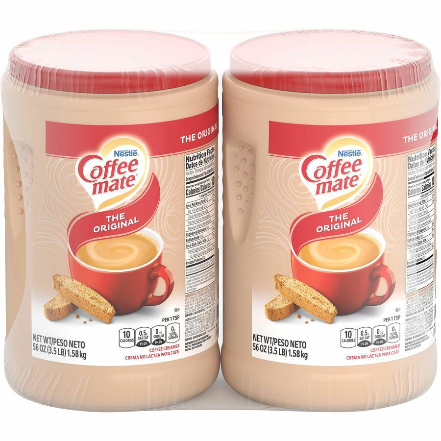 Coffee mate Original Creamer - Original Flavor - 3.50 lb (56 oz) - 2/Pack. Picture 2