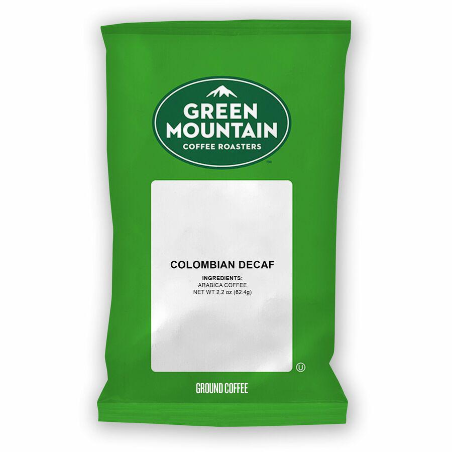 Green Mountain Coffee Colombian Decaf Coffee - Medium - 50 / Carton. Picture 2