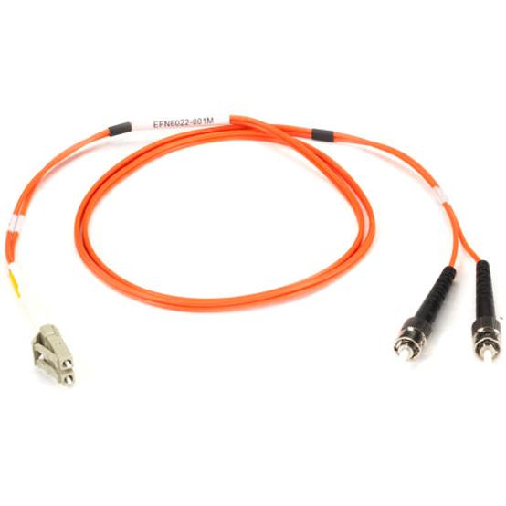 Black Box Fiber Optic Duplex Patch Cable - ST Male - LC Male - 6.56ft. Picture 2