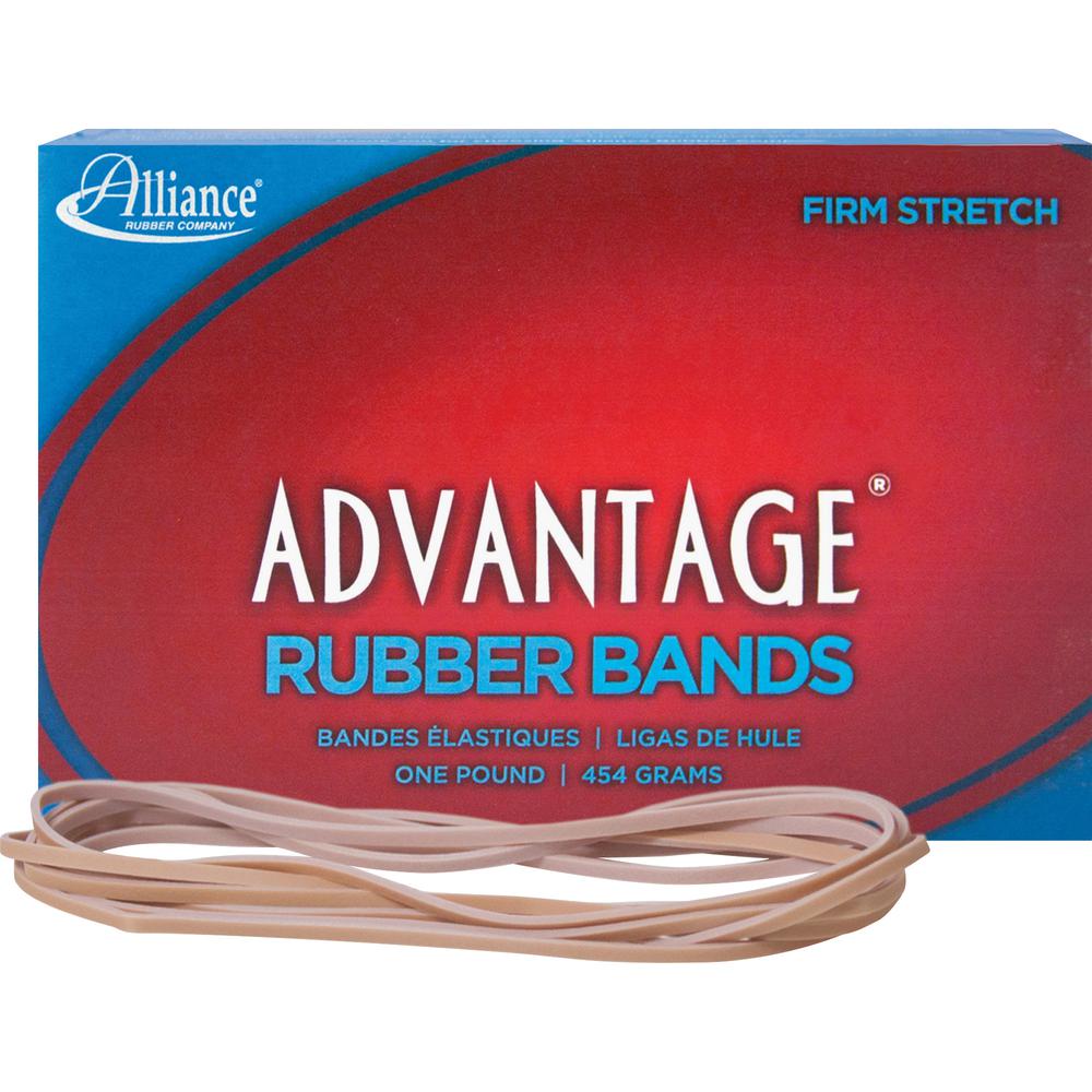 Alliance Rubber 27405 Advantage Rubber Bands - Size #117B - Approx. 200 Bands - 7" x 1/8" - Natural Crepe - 1 lb Box. Picture 5