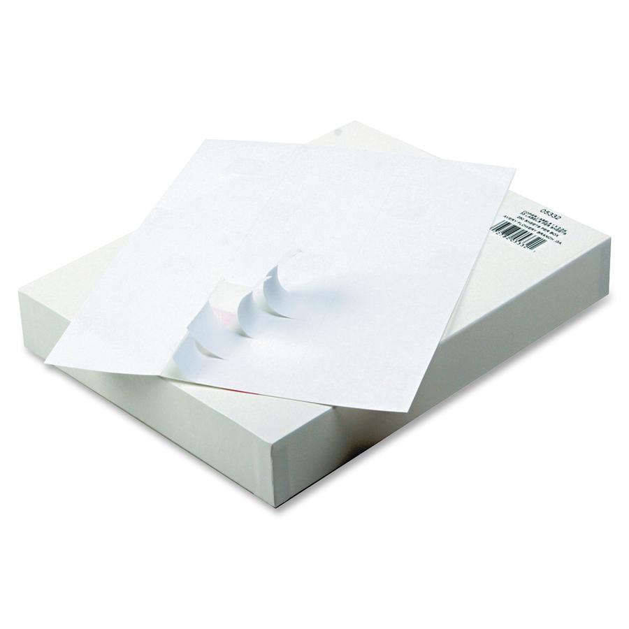 Avery&reg; Copier Address Labels - 1" Width x 2 3/16" Length - Permanent Adhesive - Rectangle - White - Paper - 33 / Sheet - 250 Total Sheets - 8250 Total Label(s) - 8250 / Box. Picture 2