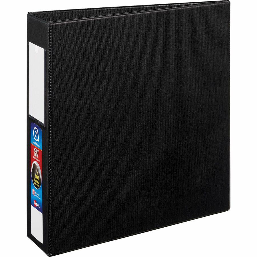 Avery&reg; Heavy-Duty Binder with Locking One Touch EZD Rings - 2" Binder Capacity - Letter - 8 1/2" x 11" Sheet Size - 540 Sheet Capacity - Ring Fastener(s) - 4 Pocket(s) - Polypropylene - Recycled -. Picture 9