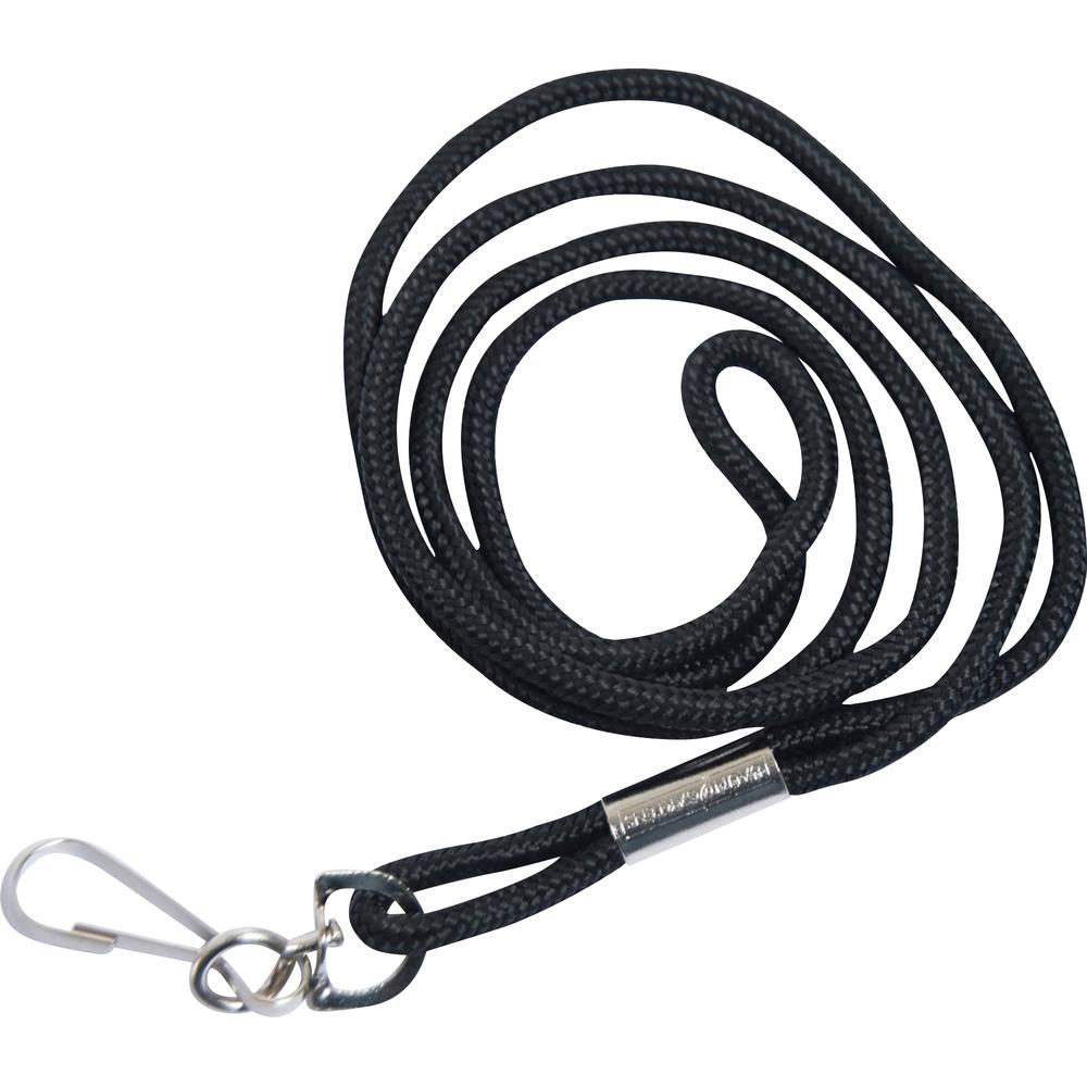 SICURIX Standard Rope Lanyard - 12 / Pack - 36" Length - Black - Nylon. Picture 6