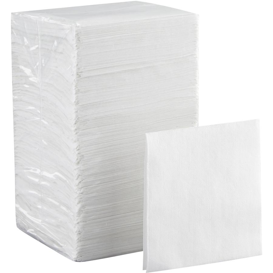 Dixie 1/4-Fold Beverage Napkin - 1 Ply - 9.50" x 9.50" - White - Soft, Absorbent - For Beverage - 500 Per Pack - 500 / Pack. Picture 5