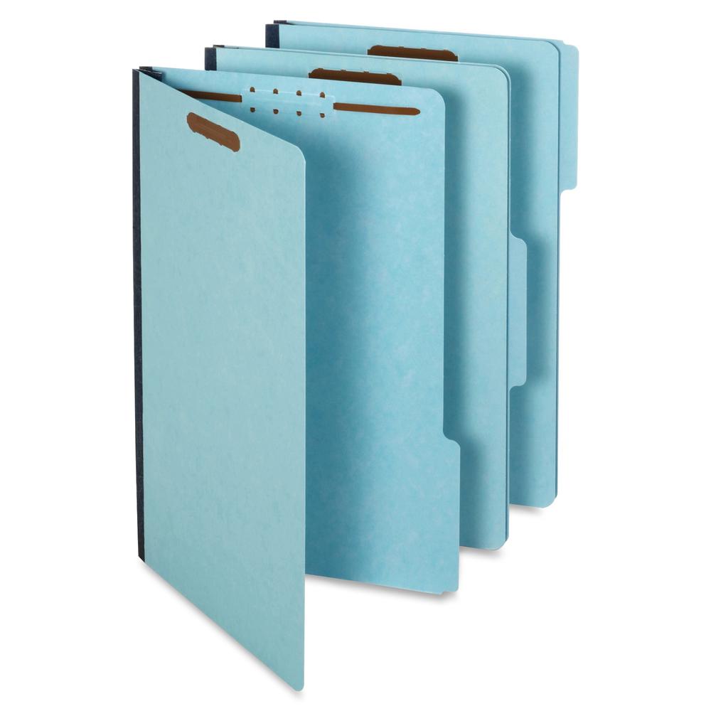 Pendaflex 1/3 Tab Cut Legal Recycled Classification Folder - 8 1/2" x 14" - 1" Expansion - 2 Fastener(s) - 2" Fastener Capacity for Folder - Top Tab Location - Assorted Position Tab Position - Pressbo. Picture 3
