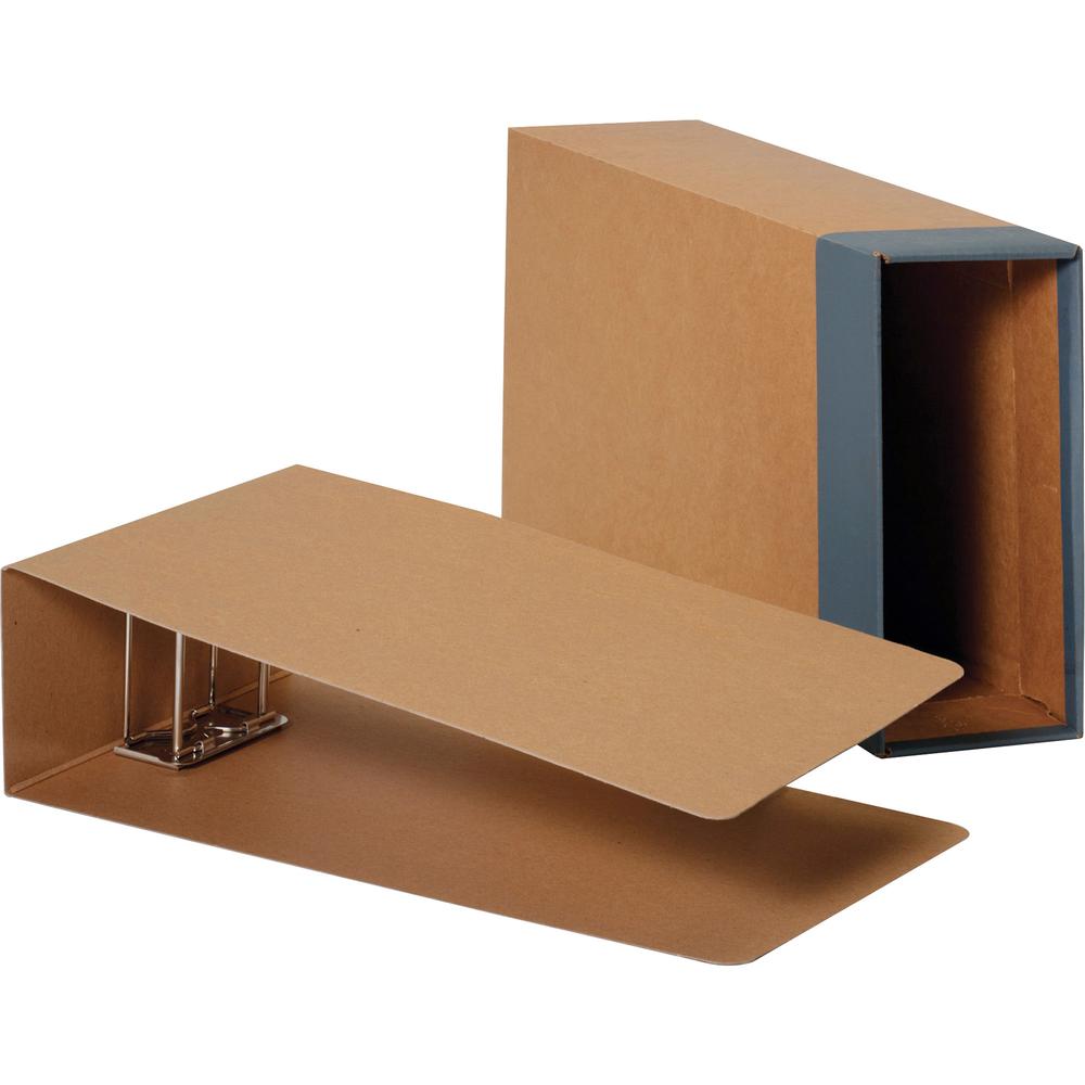 Pendaflex Columbia Binding Cases - External Dimensions: 9.5" Width x 15.9" Depth x 4.6"Height - Media Size Supported: Legal - Fiberboard, Kraft - Brown - For Document - Recycled - 1 Each. Picture 3