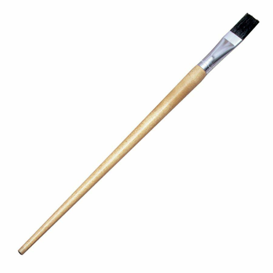 CLI Long Handle Easel Brushes - 1 Brush(es) - 0.75" Bristle Wood - Aluminum Ferrule. Picture 2