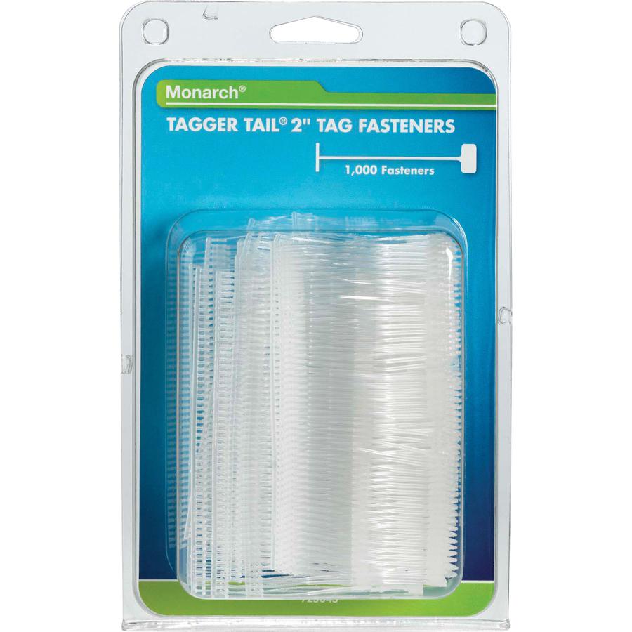 Monarch Tagger Tails - 1000 Fastener(s) Plastic - 2" - 1000/Pack - Polypropylene. Picture 2