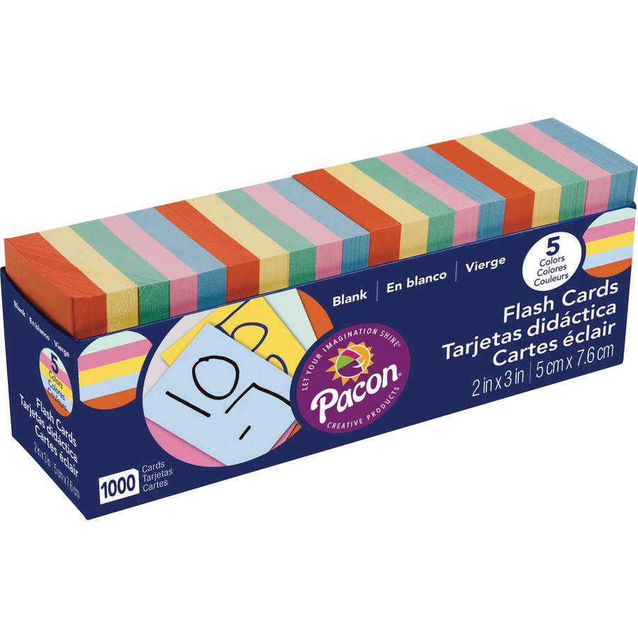 Pacon&reg; Blank Flash Card Dispenser Box - Educational - 1000 / Pack. Picture 2