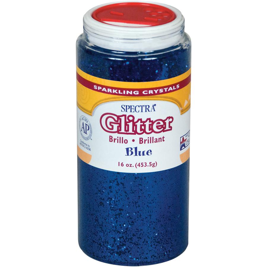Spectra Glitter Sparkling Crystals - 16 oz - 1 Each - Blue. Picture 3