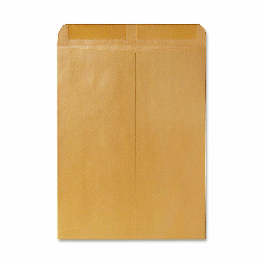 Quality Park 12 x 15-1/2 Heavyweight Catalog Mailing Envelopes - Catalog - #15 1/2 - 12" Width x 15 1/2" Length - 28 lb - Gummed - Kraft - 250 / Box - Kraft. Picture 2