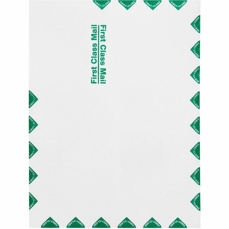 Quality Park 10 x 13 Catalog Mailing Envelopes with Redi-Seal Closure - Catalog - #13 1/2 - 10" Width x 13" Length - 28 lb - Self-sealing - Kraft - 100 / Box - White. Picture 2