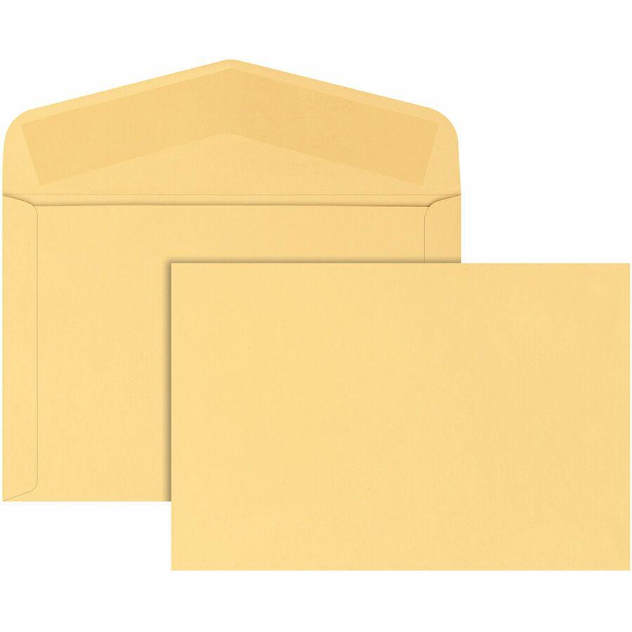Quality Park 10 x 15 Heavy-Duty Document Mailers - Catalog - 10" Width x 15" Length - 32 lb - Gummed - 100 / Box - Cameo. Picture 6
