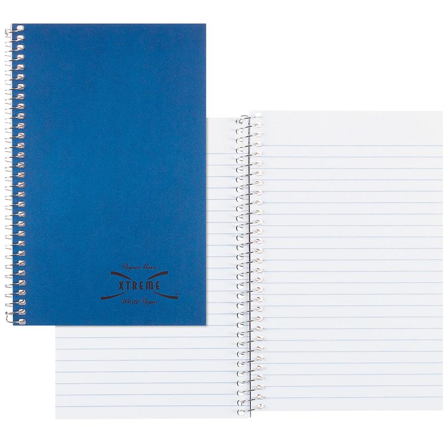 Rediform Xtreme Cover 150-Sheet 3-Subject Notebook - 150 Sheets - Coilock - 16 lb Basis Weight - 6" x 9 1/2" - White Paper - Blue Cover - Divider - 1 Each. Picture 3