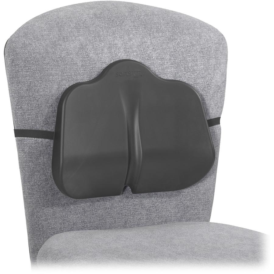 Safco SoftSpot Low Profile Backrest - Black. Picture 2
