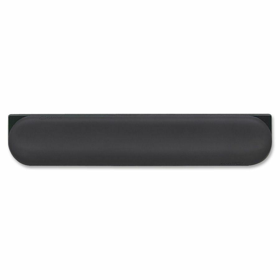 Safco Proline Keyboard Wrist Support - 1.25" x 18" x 3.50" Dimension - Black - 1 Pack. Picture 3