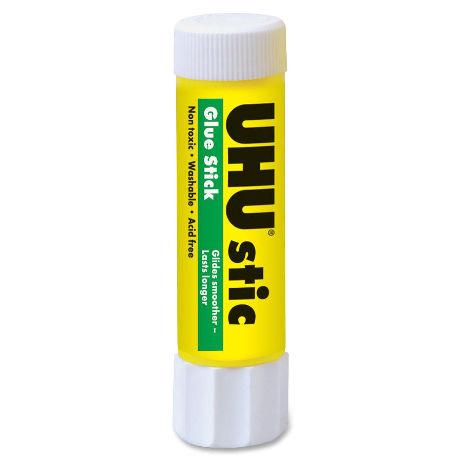 UHU Glue Stic, Clear, 40g - 1.41 oz - 12 / Box - Clear. Picture 5